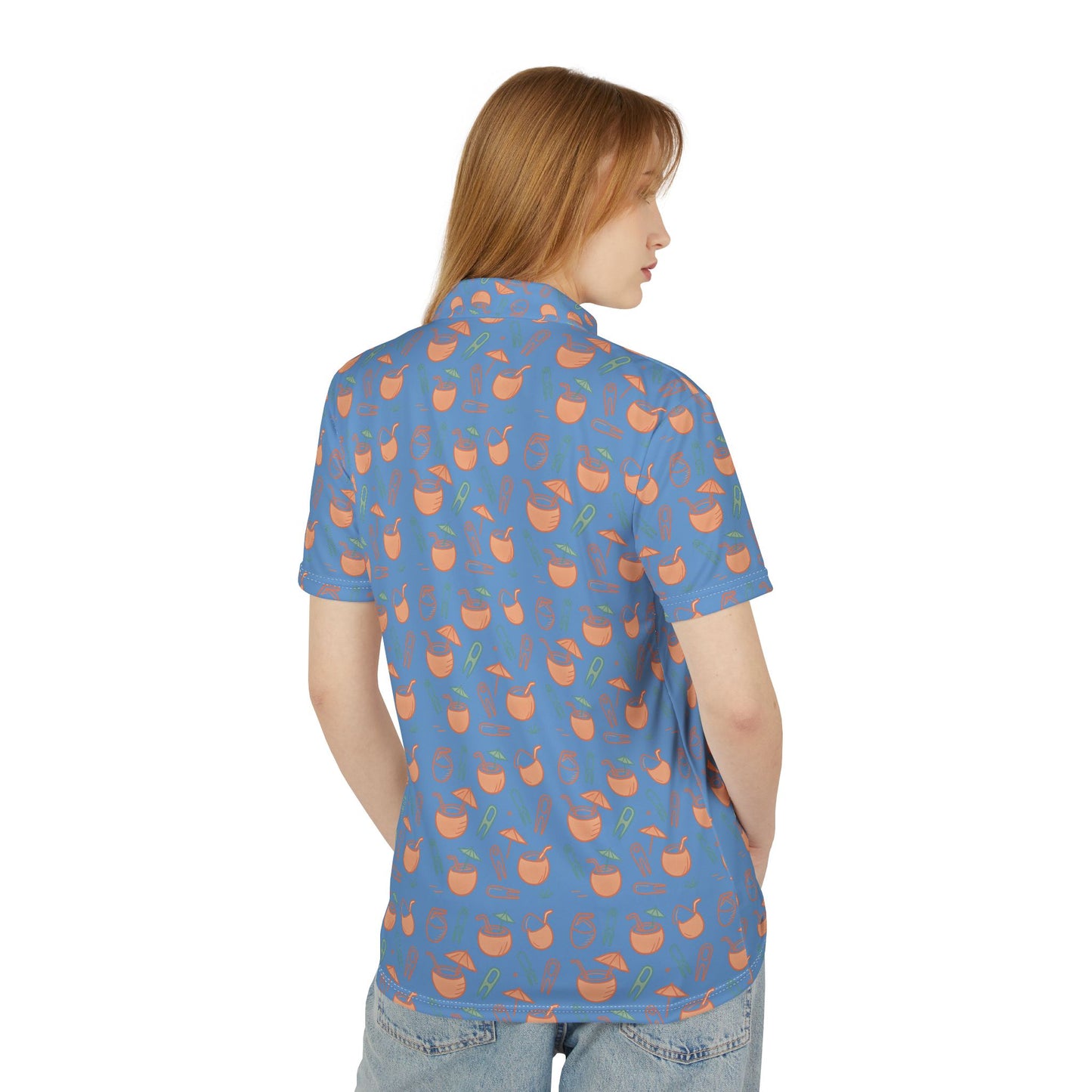 Tropical Drinks Golf Polo